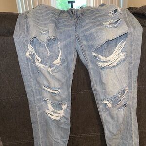 American eagle ripped jeans!